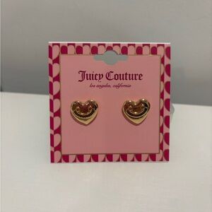 Juicy Couture Gold Heart Earrings